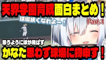 【にじホロ交流戦 】ボールが飛ばず、思わず球場に文句を言うかなた【天音かなた/ホロライブ切り抜き】Part.1(※ネタバレ注意)